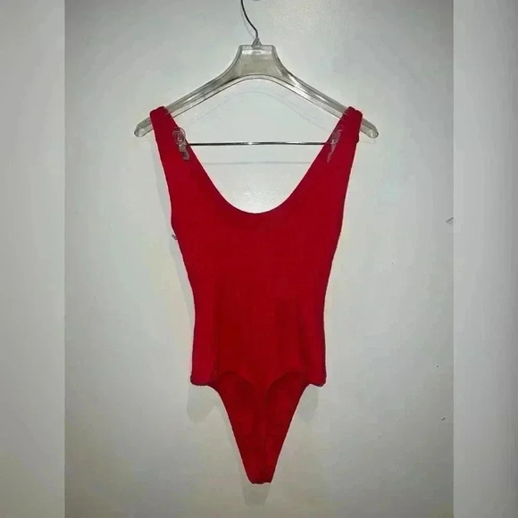 Aritzia Babaton Red Bodysuit - Picture 2 of 6